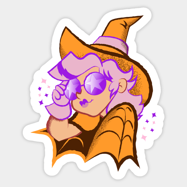 Glamour Witch Sticker by mannycartoon